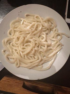 Side of udon noodles