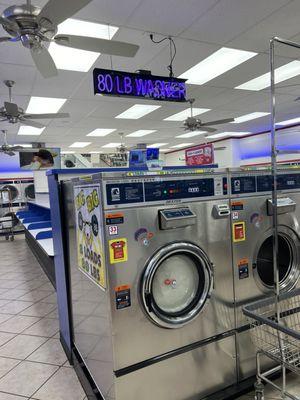 4/8/2024  The large 80 lb washer I used to clean my comforter.