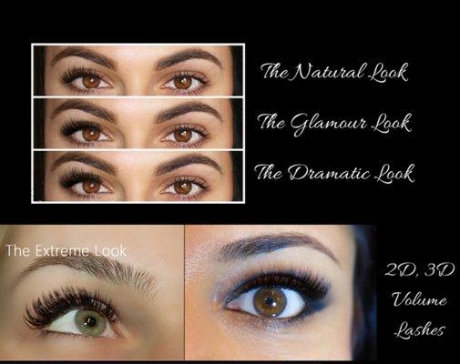 Choose your Look at Lash Cafe