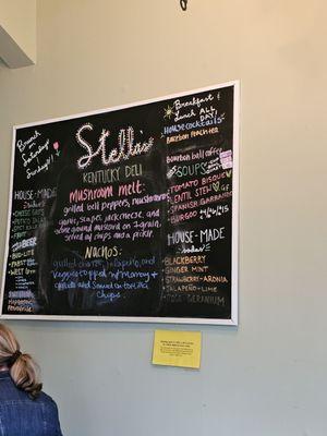 Menu board