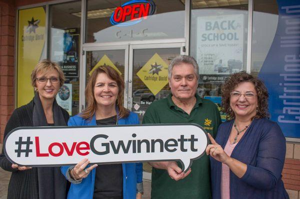 Our Cartridge World Staff #Loves Gwinnett.