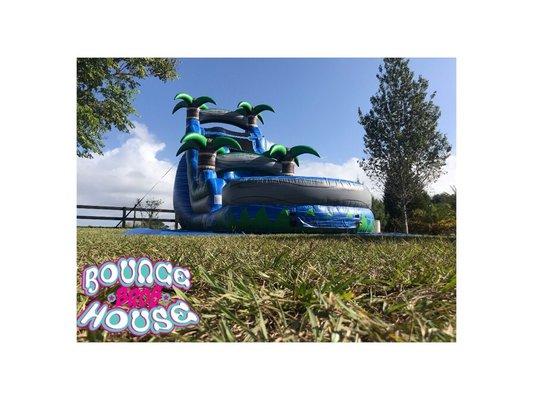 18ft Blue Crush Waterslide available for booking now!! Call or text 407-412-3018!