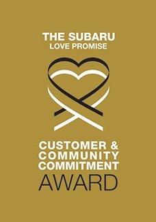 Peninsula Subaru is proud to have received the Subaru Love Promise Customer & Community Commitment award for the 7th year in a row!