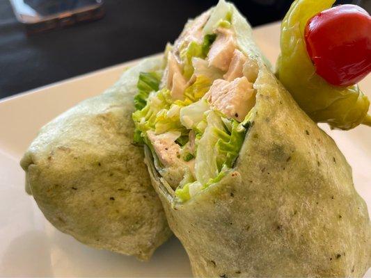 Chicken Caesar wrap