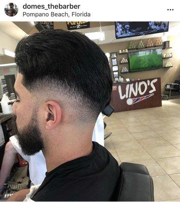 For the best haircuts in pompano go to Linos barbershop