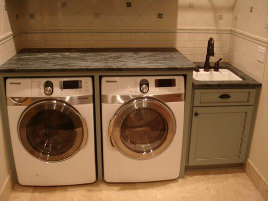 Soapstone as the Laundry Room Counters