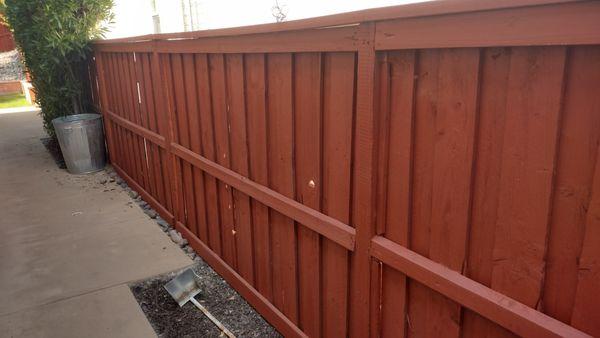 Repair wood fence & painting