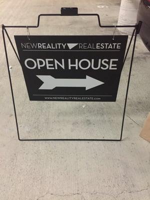 New Open House Signs!