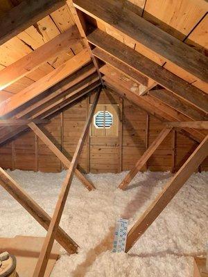 Attic insulation