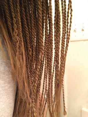 This is what my Senegalese twist look like at 2 weeks