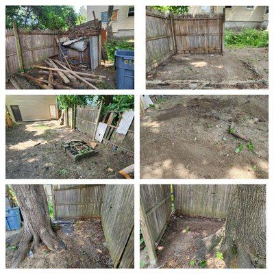 Backyard clean out