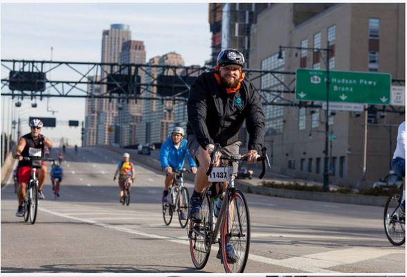 Chip Walker, PharmD at our Manhattan dispensary, helped raise awareness about the condition recently at Bike MS: NYC 2017.