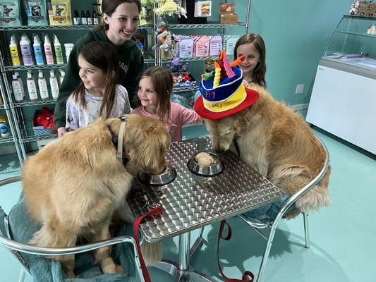 Brothers celebrating a birthday!