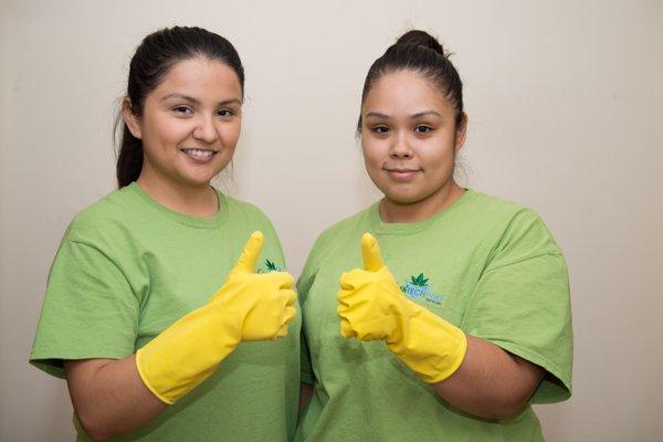 Two amazing Fresh Tech Maid technicians.