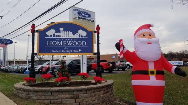 Homewood sign at Ford of Homewood