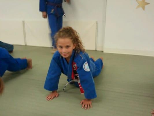 Proud to be on the mat doing push ups!