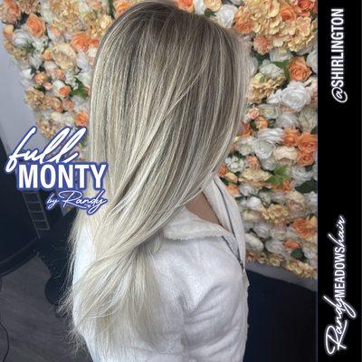 Full Monty! Balayage, baby highlights, highlights & root shadow