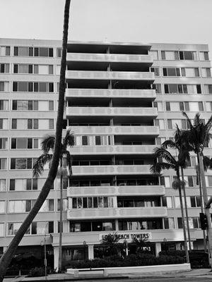 Front View of the Long Beach Center Towers