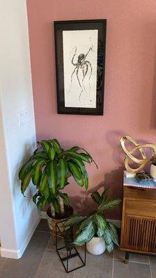 Framed painting