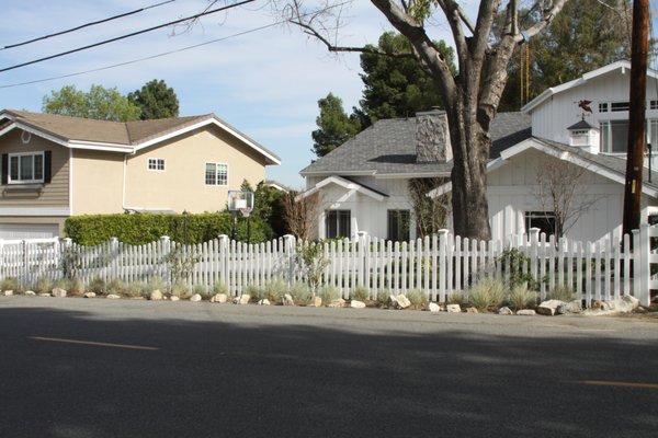 Beautiful Picket Fence done for our customer.