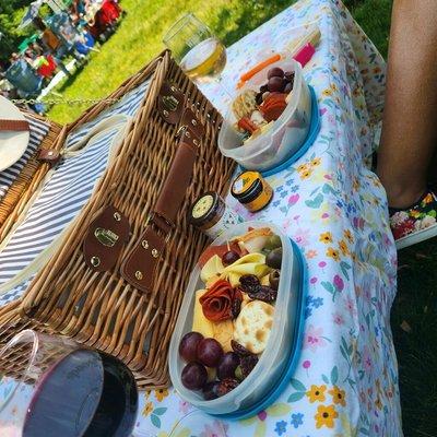 Picnic in the woods