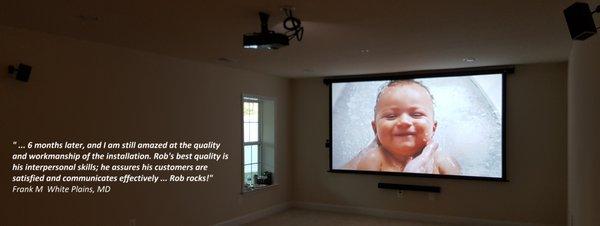 Home Theater Installation in White Pains MD