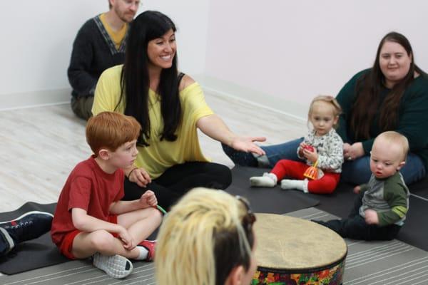 Music, Signing, Dance & Play! We have classes in English, Spanish & French.