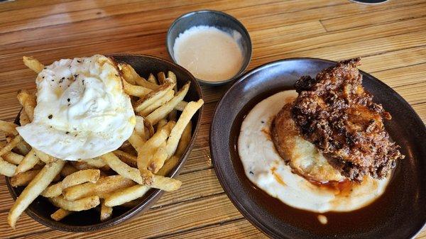 Fried Chicken & Biscuit and Duck Fat French Fries