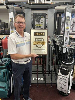 Ping "Best Of The Best" National Fitting Award