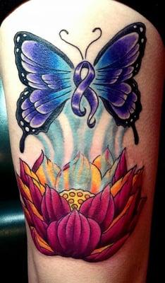 Lupus Awareness Tattoo custom Designed By Jesse Neumann!