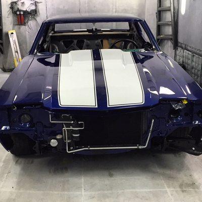 Frame off restoration on a 71 Chevelle