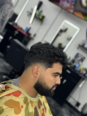 Hair cut and beard by omar