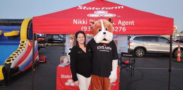 Nikki Bisceglia State Farm insurance agent fire prevention event