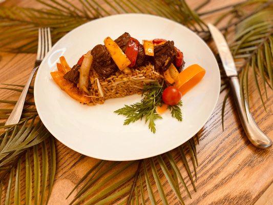 Churrasco Bowl with Stir Fried Rice