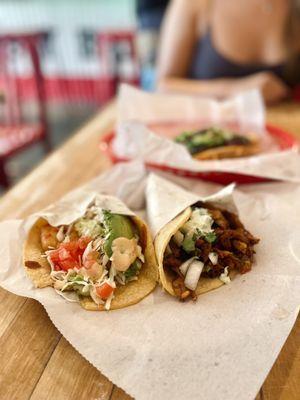 Camaron Taco & Al Pastor Taco