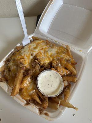 Large Chili cheese fries