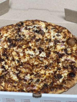 BBQ pizza