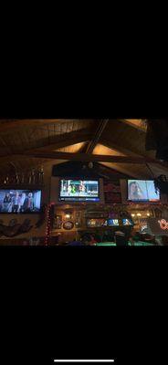 The bar recently added 5 new Big screens for sporting events!