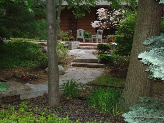 Flagstone Walkway