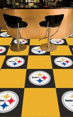 Add the finale touch to your Man Cave with these Team Carpet Tiles from Xtreme Sports