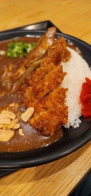 Pork curry with pork cutlet (pork set)