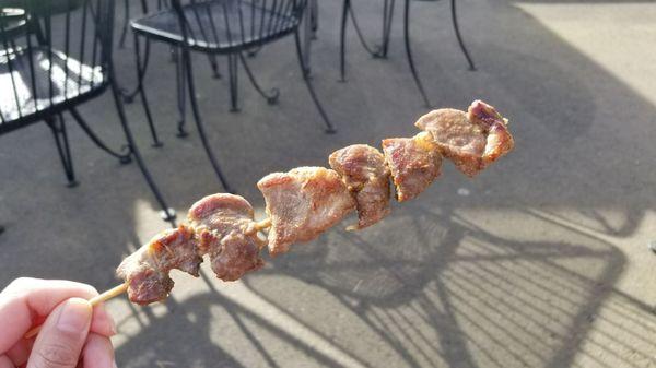 Lamb skewer