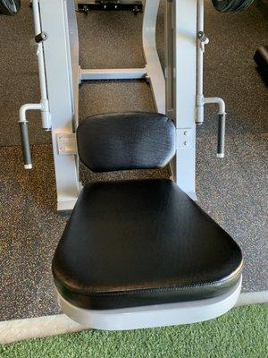 Leg press is better than most gyms. Quality upholstery! Slide is very smooth even with 12 plates on the sled. Felt very secure.