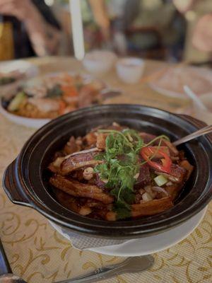 Eggplant Clay Pot