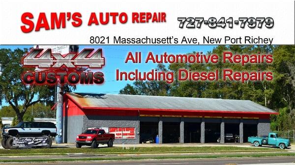 Sam's Auto Repair and 4x4 Custom's