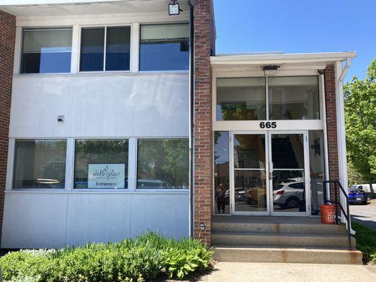 Entrance to Tthe Gentle Place Wellness Center, where Peter see's clients.