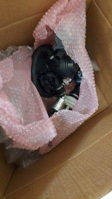 The motor arrived Dec. 12, 2021. It's still sitting in the BOX!! What's going on?