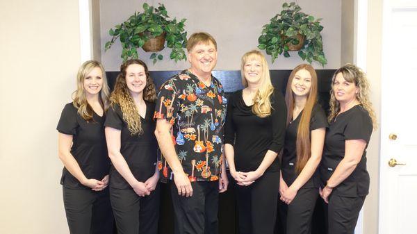 Medford dentist Dr. John Linstrom and team