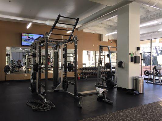 Squat rack and cable machine