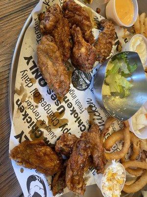 Fried Wings Combo (C)